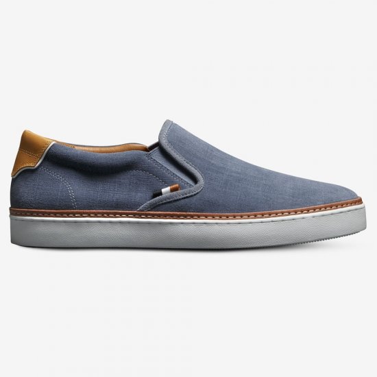 Allen Edmonds Alpha Suede Slip-on Sneaker Denim Suede 1EJ2GMv4