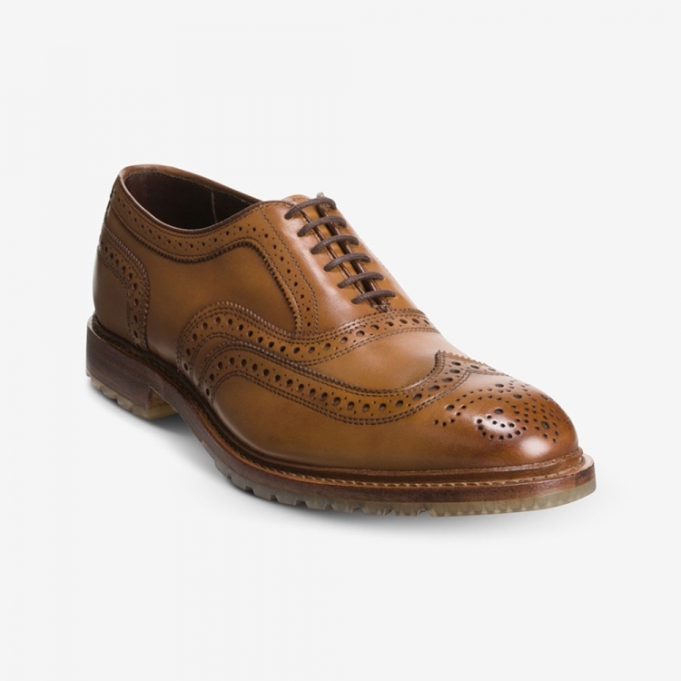 Allen Edmonds McTavish Wingtip Oxford Dress Shoe Walnut Brown QHXBzHr3 - Click Image to Close