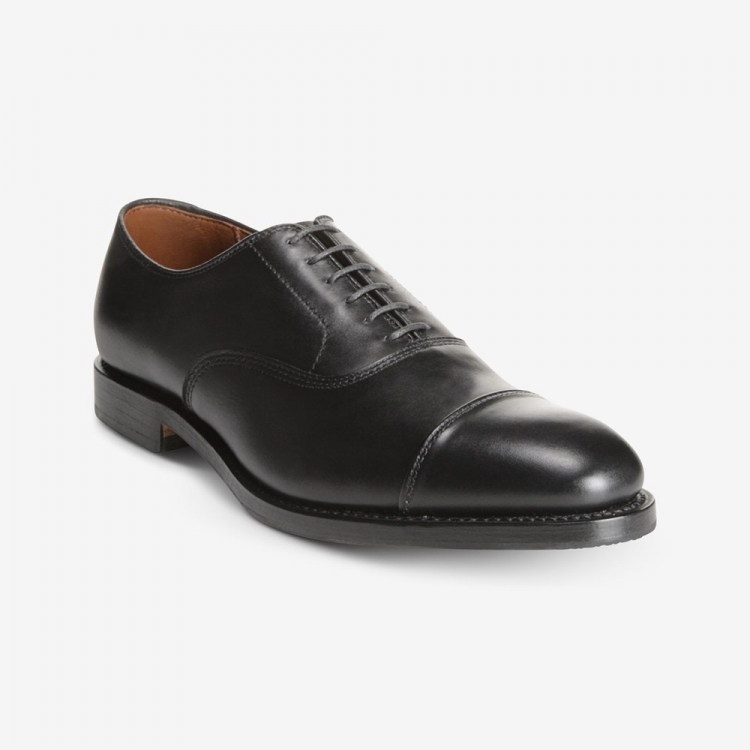 Allen Edmonds Park Avenue Oxford Dress Shoe with Combination Tap Sole Black XahHZJtN - Click Image to Close