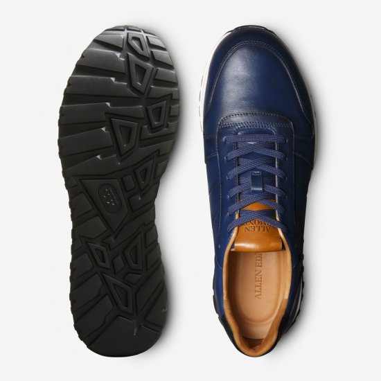 Allen Edmonds Lawson Lace-up Sneaker Navy Leather 7QjnrNV8