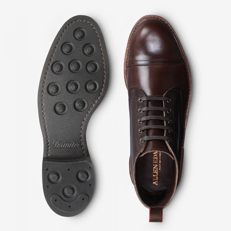 Allen Edmonds Patton Weatherproof Cap-toe Boot Brown PbM8yAlB - Click Image to Close