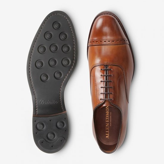 Allen Edmonds Fifth Avenue Cap-Toe Oxford Dress Shoe with Dainite Sole Walnut Brown yxVvn4Gv