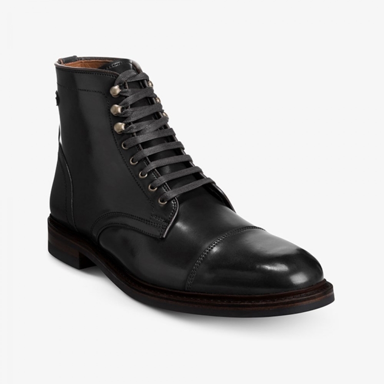 Allen Edmonds Landon Shell Cordovan Cap-toe Dress Boot Black Cordovan qtkvWKZ4 - Click Image to Close