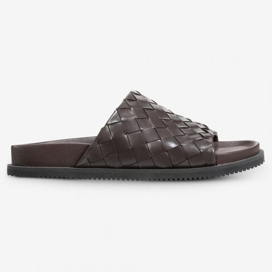 Allen Edmonds Del Mar Woven Sandal Dark Brown ojogAMl0