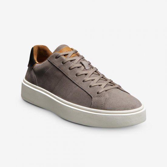 Allen Edmonds Oliver Lace-up Sneaker Pewter Suede K3igv9Qv