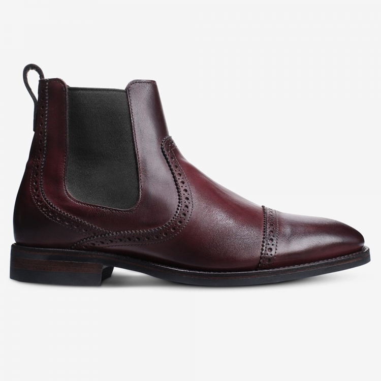 Allen Edmonds Lombard Chelsea Dress Boot Merlot nsgRjmde - Click Image to Close
