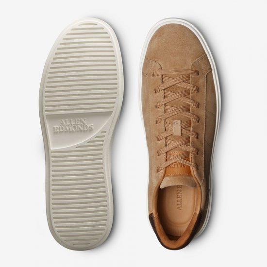 Allen Edmonds Oliver Lace-up Sneaker Sandstone Suede Xn0qwnUp