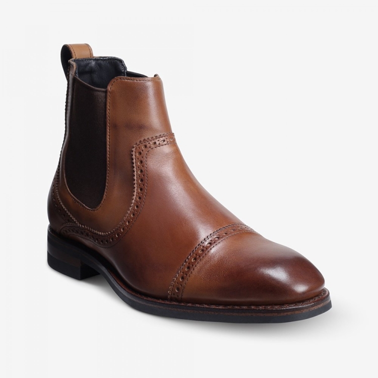 Allen Edmonds Lombard Chelsea Dress Boot Walnut Brown f6LTpmKu - Click Image to Close