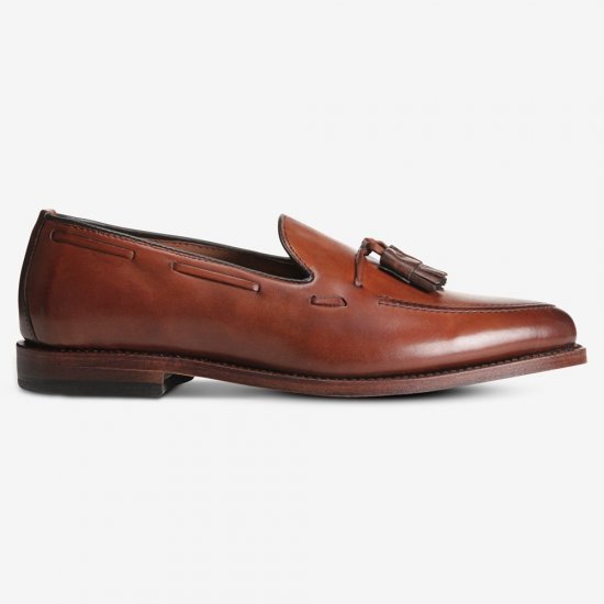 Allen Edmonds Grayson Tassel Loafer Dark Chili ZsMFqYen