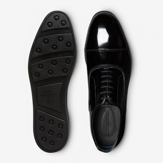Allen Edmonds Park Avenue Oxford Dress Sneaker Black Patent Leather 7nqXUi4C
