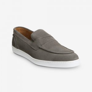 Allen Edmonds Randolph Slip-on Suede Sneaker Grey Suede PquvzIRX