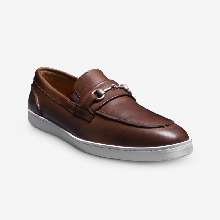 Allen Edmonds Randolph Bit Slip-on Sneaker Mahogany Leather lbtdAOOx - Click Image to Close