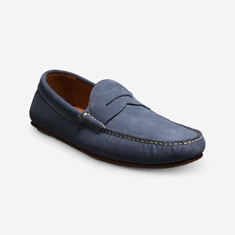 Allen Edmonds Super Sport Penny Loafer Denim Suede qbnhR0jK - Click Image to Close