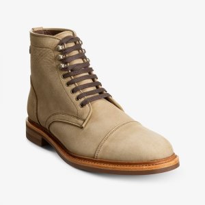 Allen Edmonds Landon Cap-toe Boot Light Brown Suede 1HOlZdP5