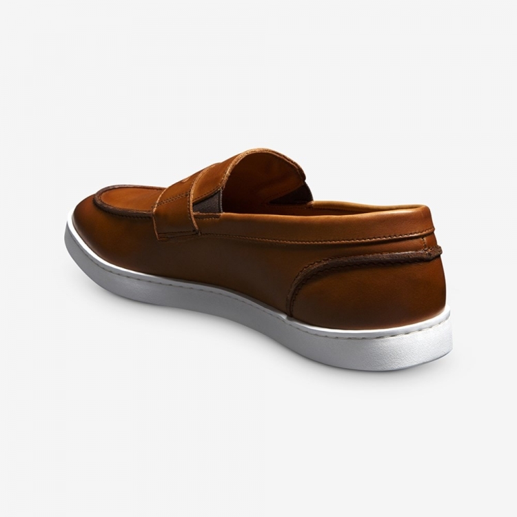 Allen Edmonds Randolph Slip-on Sneaker Walnut VNNTuY9T - Click Image to Close