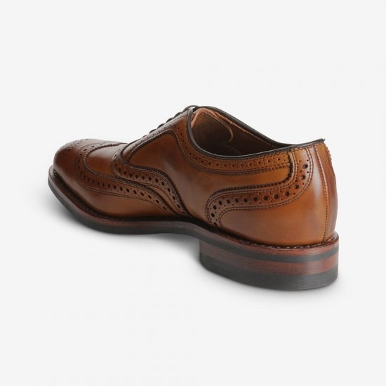 Allen Edmonds McAllister Wingtip Oxford Dress Shoe with Dainite Sole Walnut Brown pqf9NyqP