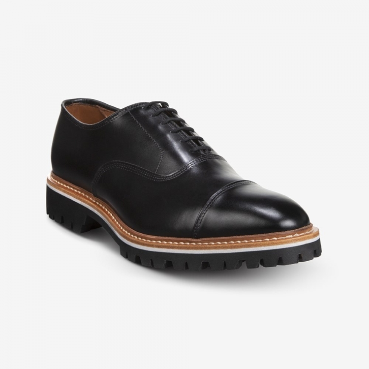 Allen Edmonds Park Avenue Signature Lug Dress Shoe Black Leather gRC8sBvS - Click Image to Close