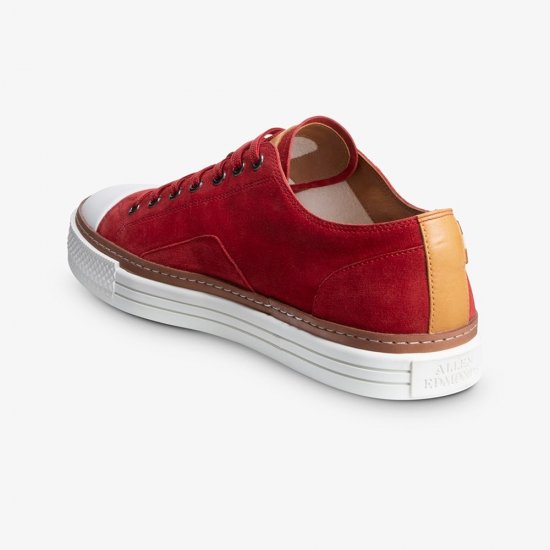 Allen Edmonds Pasadena Sneaker Crimson Red Suede DAksuqxT