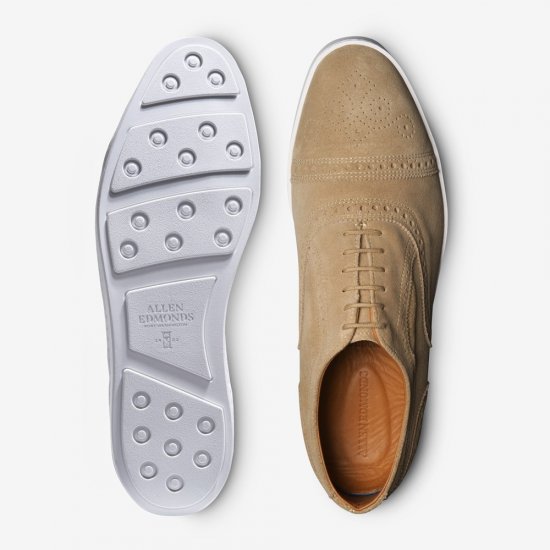 Allen Edmonds Strand Suede Oxford Sneaker? Bone ubKDWrCN