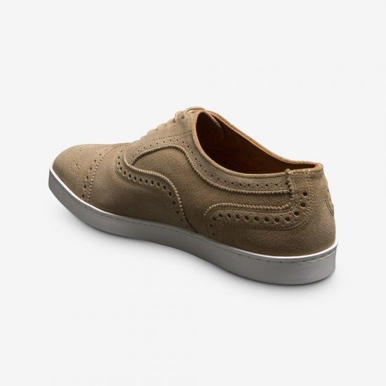 Allen Edmonds Strand Suede Oxford Sneaker? Bone ubKDWrCN