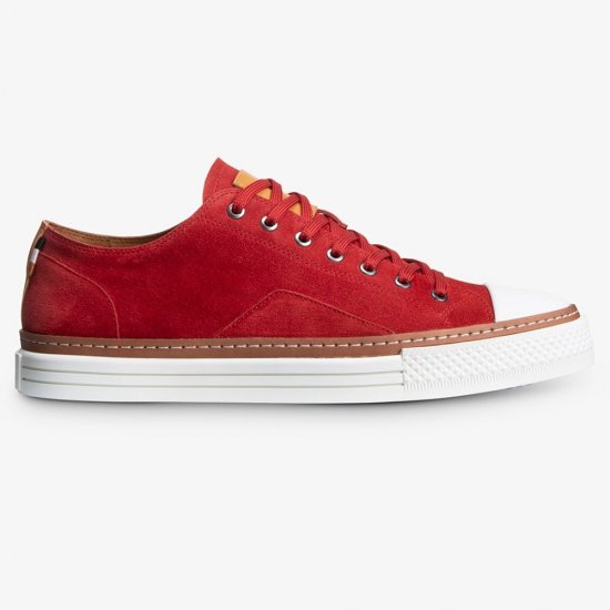 Allen Edmonds Pasadena Sneaker Crimson Red Suede DAksuqxT