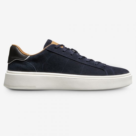 Allen Edmonds Oliver Lace-up Sneaker Navy Sea Suede yNKTV9HC