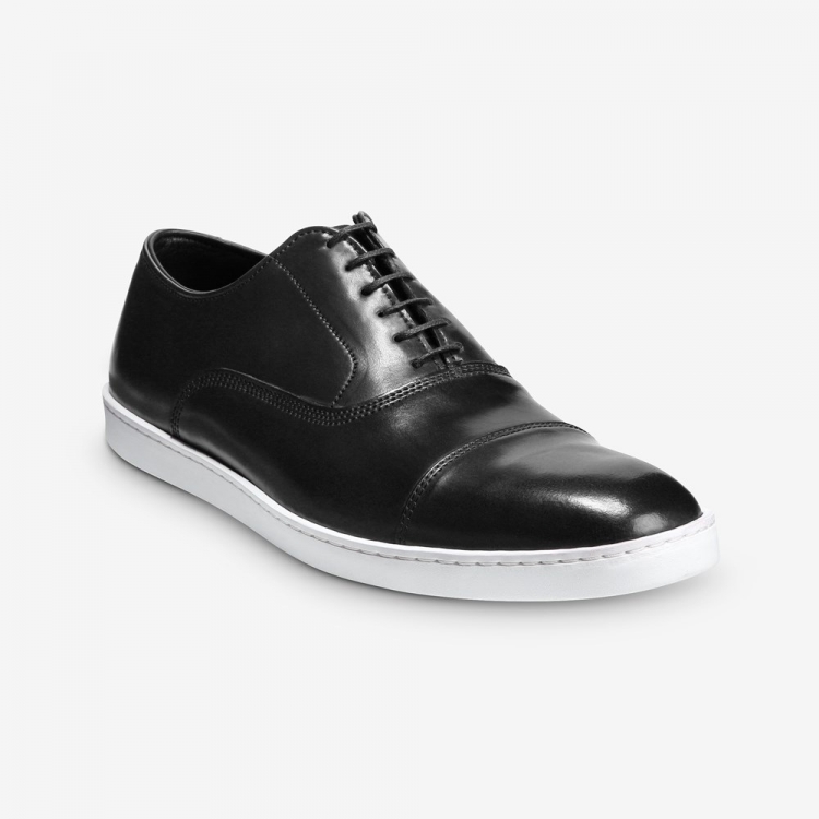 Allen Edmonds Park Avenue Shell Cordovan Oxford Dress Sneaker Black Cordovan XNPb72Fk - Click Image to Close