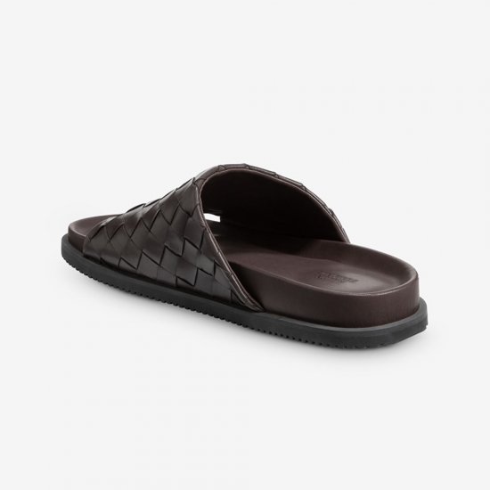 Allen Edmonds Del Mar Woven Sandal Dark Brown ojogAMl0