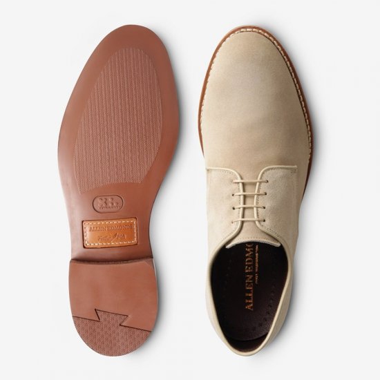 Allen Edmonds Nomad Buck Suede Derby? Bone NkDJmIKZ