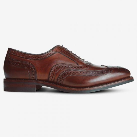 Allen Edmonds McAllister Wingtip Oxford Dress Shoe with Dainite Sole Dark Chili MuBGldw8