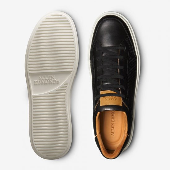 Allen Edmonds Oliver Slip-on Stretch-lace Sneaker Black Leather rpAnc1Gi