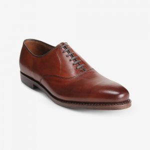 Allen Edmonds Carlyle Plain-toe Oxford Dress Shoe Dark Chili FLB8uXED