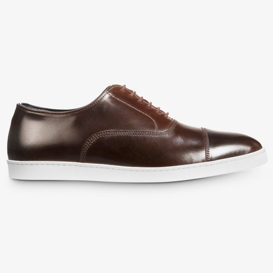 Allen Edmonds Park Avenue Shell Cordovan Oxford Dress Sneaker Brown OaEdNDWN