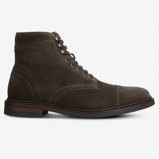 Allen Edmonds Landon Cap-toe Boot Loden Suede X2PyGAOj