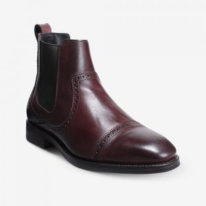 Allen Edmonds Lombard Chelsea Dress Boot Merlot nsgRjmde