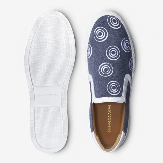 Allen Edmonds Empada IV Slip-on Sneaker by Armando Cabral DENIM fJUCZHcZ