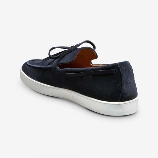 Allen Edmonds Santa Rosa Slip-on Sneaker Navy Sea Suede XDT4cwla