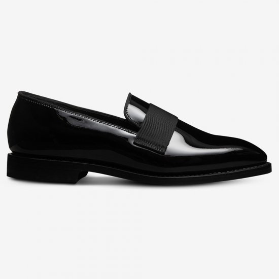 Allen Edmonds James Dress Loafer Black Patent GrR3V78U