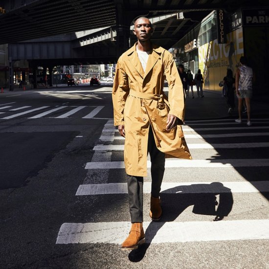 Allen Edmonds Discovery Suede Moto Boot by Armando Cabral? Cognac lpbgyfZL