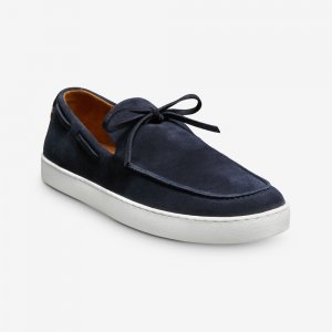 Allen Edmonds Santa Rosa Slip-on Sneaker Navy Sea Suede XDT4cwla