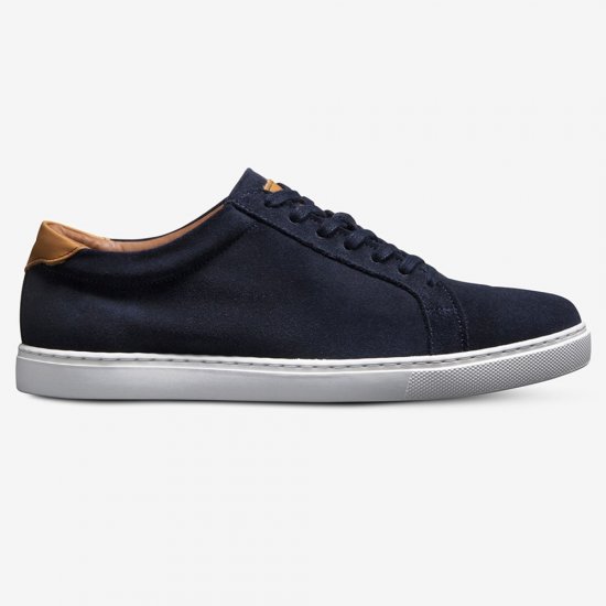 Allen Edmonds Courtside Suede Sneaker Navy Suede AlgUWOWI