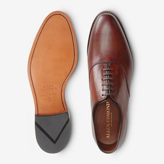 Allen Edmonds Carlyle Plain-toe Oxford Dress Shoe Dark Chili FLB8uXED