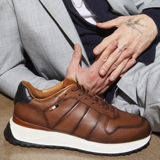 Allen Edmonds Lawson Lace-up Sneaker Chestnut Leather rnRxTTDH