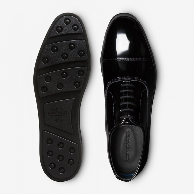 Allen Edmonds Park Avenue Oxford Dress Sneaker Black Patent Leather 7nqXUi4C - Click Image to Close