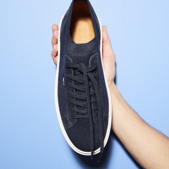 Allen Edmonds Oliver Knit Slip-on Sneaker Navy Sea Fabric ntT9yzIu