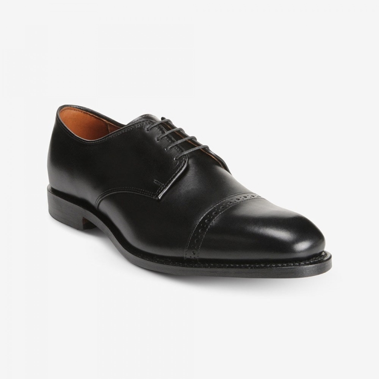 Allen Edmonds Boulevard Cap-toe Dress Shoe Black MEH2DdM0 - Click Image to Close