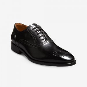 Allen Edmonds Siena Medallion Oxford Dress Shoe Black UgajiOnn