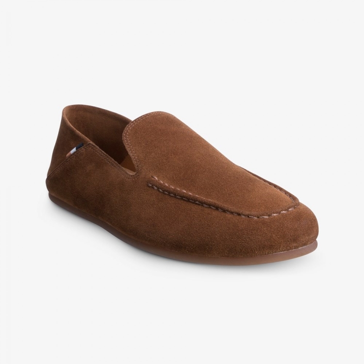 Allen Edmonds Scarsdale Slip-on Loafer Sap Brown GMViQuB7 - Click Image to Close