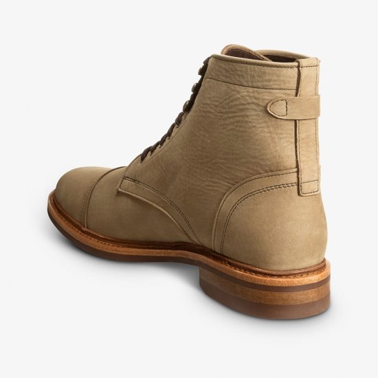 Allen Edmonds Landon Cap-toe Boot Light Brown Suede 1HOlZdP5