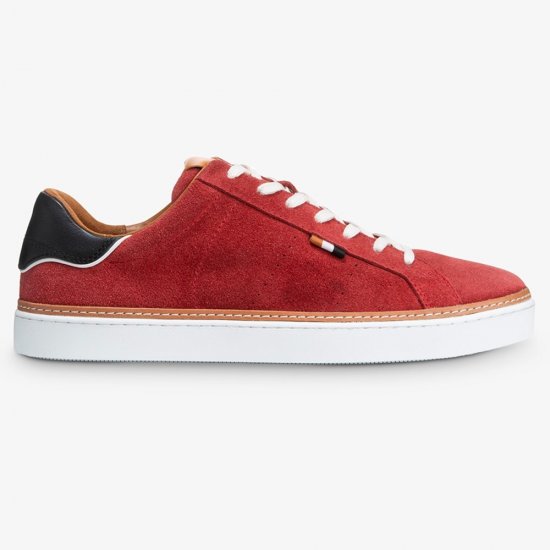 Allen Edmonds Alpha Lace-up Sneaker Crimson Suede Mw5aNeIw